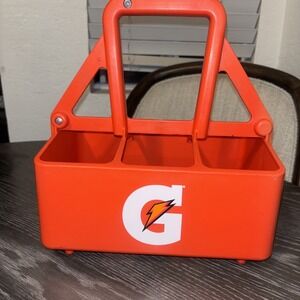 Gatorade 6 Pack 32oz Sport Water Squeeze Bottle Carrier Holder Case Caddy Only